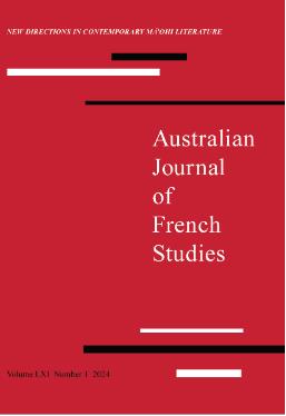 点击查看Australian Journal Of French Studies