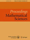 Proceedings Of The Indian Academy Of Sciences-mathematical S