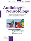 点击查看Audiology And Neuro-otology