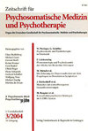 点击查看Zeitschrift Fur Psychosomatische Medizin Und Psychotherapie