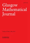 点击查看Glasgow Mathematical Journal