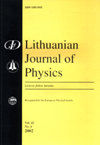 点击查看Lithuanian Journal Of Physics