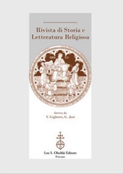 点击查看<b>Rivista Di Storia E Letteratura Religiosa</b>