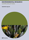 点击查看Environmental Research Communications