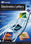 点击查看<b>Electronics Letters</b>