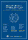点击查看Rendiconti Del Seminario Matematico Della Universita Di Pado
