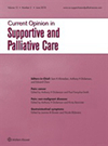 点击查看Current Opinion In Supportive And Palliative Care
