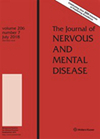 点击查看Journal Of Nervous And Mental Disease