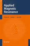 点击查看Applied Magnetic Resonance