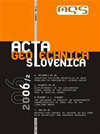 点击查看Acta Geotechnica Slovenica