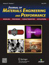 点击查看Journal Of Materials Engineering And Performance