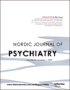 点击查看Nordic Journal Of Psychiatry