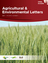 点击查看Agricultural & Environmental Letters