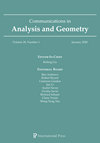 点击查看Communications In Analysis And Geometry