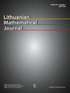 点击查看Lithuanian Mathematical Journal