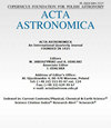 点击查看Acta Astronomica