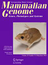点击查看Mammalian Genome