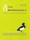 点击查看Acta Ornithologica