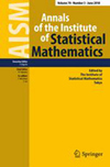 点击查看Annals Of The Institute Of Statistical Mathematics