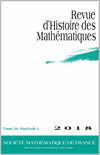 点击查看Revue D Histoire Des Mathematiques