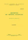 点击查看Archives Of Mining Sciences