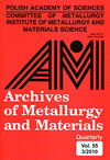 点击查看Archives Of Metallurgy And Materials