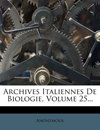 点击查看Archives Italiennes De Biologie