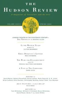 点击查看Hudson Review