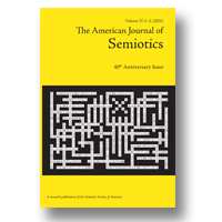 点击查看American Journal Of Semiotics