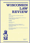 点击查看Wisconsin Law Review