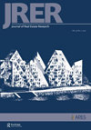 点击查看Journal Of Real Estate Research