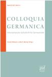 点击查看Colloquia Germanica
