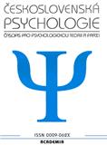 点击查看Ceskoslovenska Psychologie