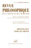 点击查看Revue Philosophique De La France Et De L Etranger