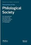 点击查看Transactions Of The Philological Society