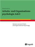 点击查看Zeitschrift Fur Arbeits-und Organisationspsychologie
