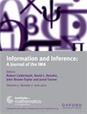点击查看Information And Inference-a Journal Of The Ima