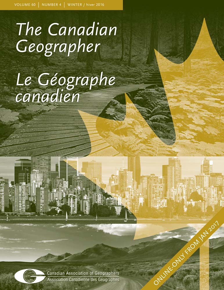 点击查看Canadian Geographies-geographies Canadiennes