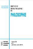 点击查看Revue Roumaine De Philosophie