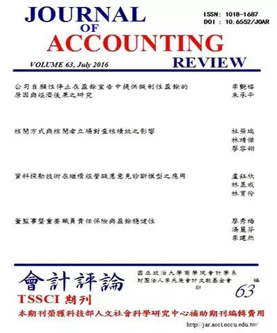 点击查看Journal Of Accounting Review