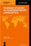 点击查看Poznan Studies In Contemporary Linguistics