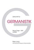 点击查看Zeitschrift Fur Germanistik