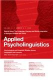 点击查看Applied Psycholinguistics