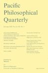 点击查看Pacific Philosophical Quarterly