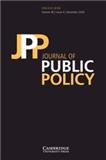 点击查看Journal Of Public Policy