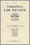 点击查看Virginia Law Review