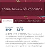 点击查看Annual Review Of Economics