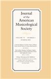 点击查看Journal Of The American Musicological Society