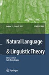 点击查看Natural Language & Linguistic Theory