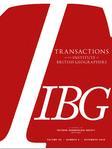 点击查看Transactions Of The Institute Of British Geographers